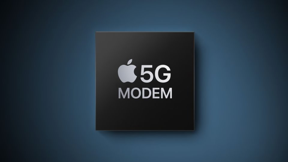 Modem 5G de Apple render fake