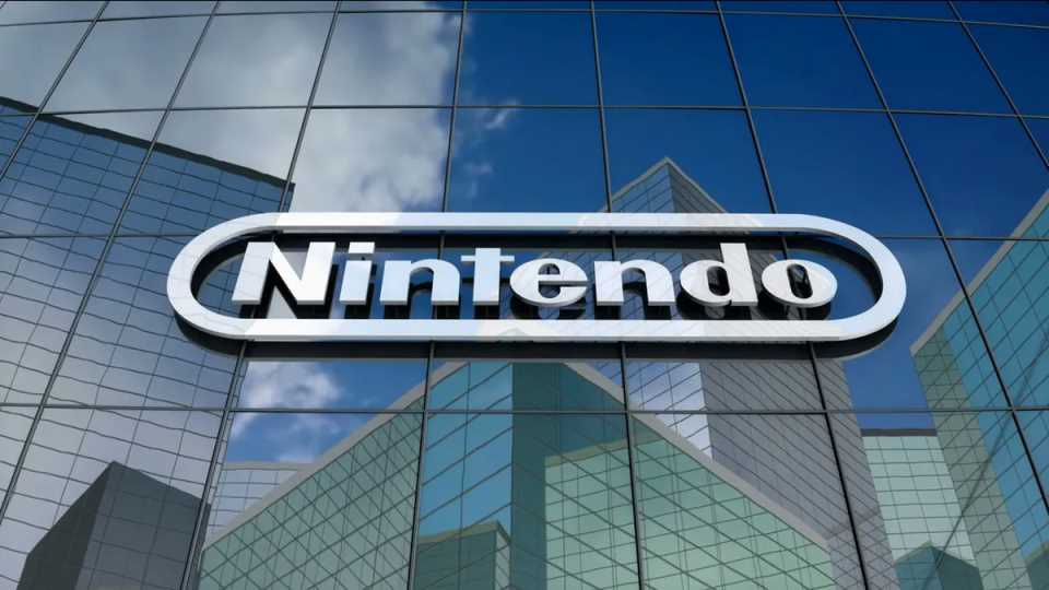 Logo Nintendo en edificio