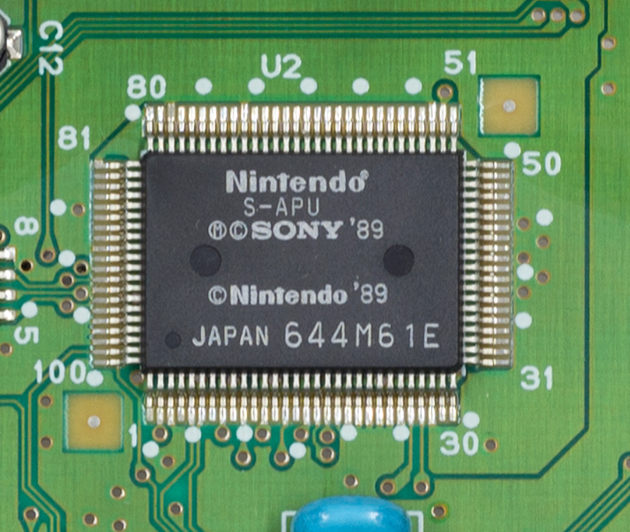 SNES SPC700 chip audio Sony 
