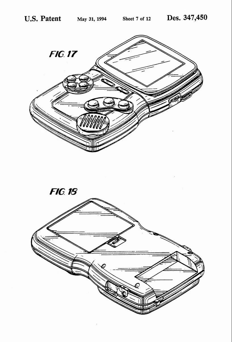 Portátiles inéditas Nintendo Atlantis Patente