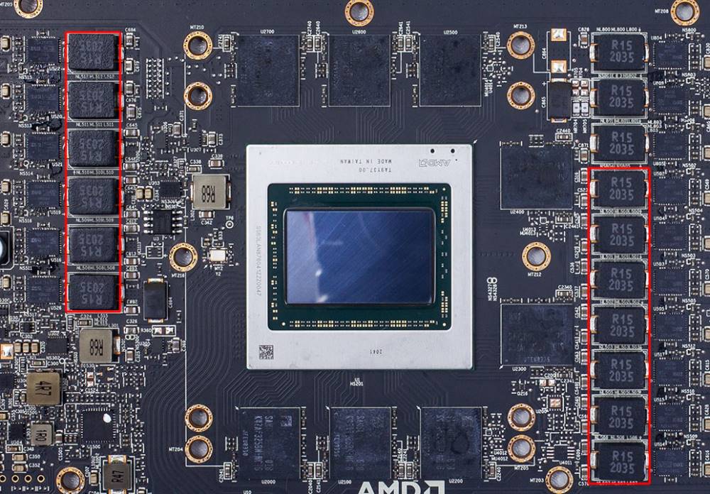 AMD RX 6900 GPU PCB