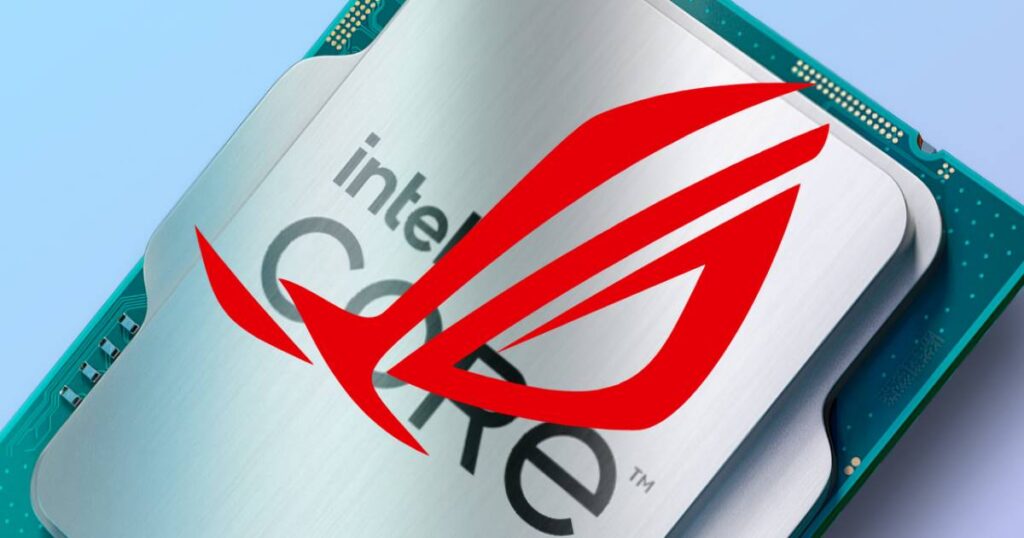 Logo ASUS Intel Core CPU